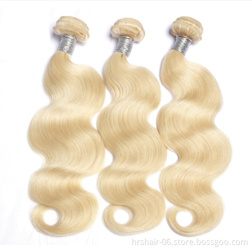 100% Original Li&queen Brazilian Body Wave Human Hair 613 Bundles With Closure